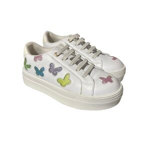 🌻NEW w/box Kurt Geiger London  Mini Laney Butterfly Sneaker ToddlerGirl Size 12